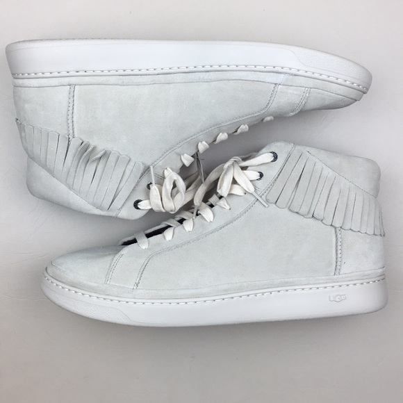 UGG Cali High Top Suede Fringe Sneakers NWT - Picture 2 of 8